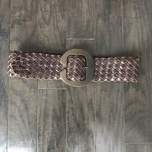 Anthro linea pelle woven leather belt